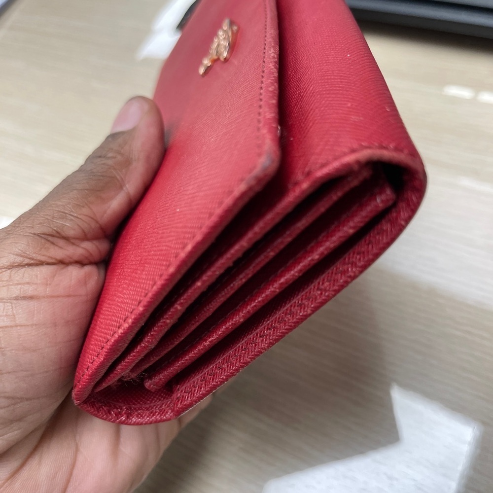 Vivienne Westwood Red & Rose Gold Women's Wallet - Picture 7 of 17